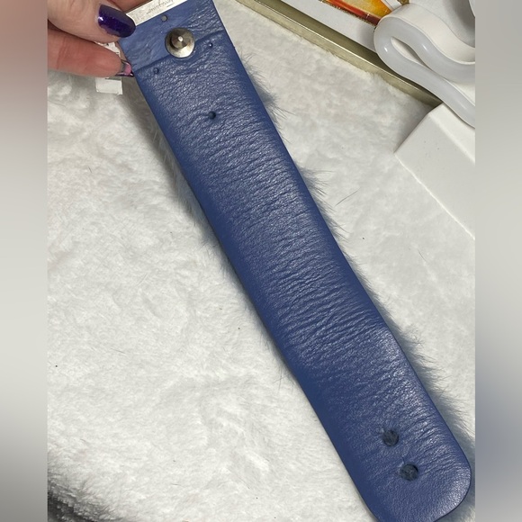 Salvatore Ferragamo Mink & Leather Bracelet - Picture 4 of 6